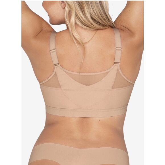 Brand New Leonisa Women's Size 36 Nude Tan Multi Functional Back Support Bra - Picture 4 of 9